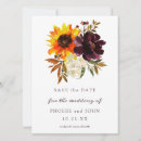Search for sunflower 7x5 invitations Fall