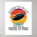 Search for rugby players posters Vintage