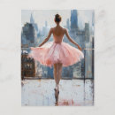 Search for modern dance postcards Ballerina
