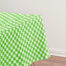 Search for green and white gingham tablecloths Pattern