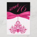 Search for stripes sweet 16 invitations Sweet sixteen birthday