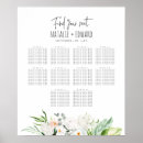Search for palm leaves wedding seating charts Watercolor