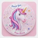 Search for unicorn thank you stickers Birthday