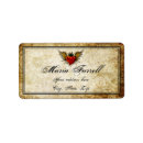 Search for wings return address labels Rocker