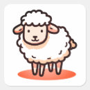Search for cartoon sheep stickers Drawing