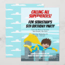 Search for flying superhero invitations Party