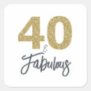 Search for gold glitter birthday stickers Modern