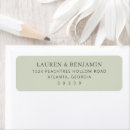 Search for olive return address labels Minimalist