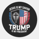 Search for jesus is my savior stickers Republican