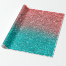 Search for aqua wrapping paper Ombre
