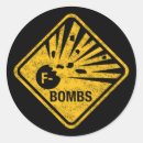 Search for bombs stickers Humour