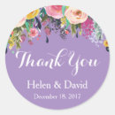 Search for purple floral thank you stickers Baby shower
