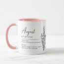 Search for august mugs Birth month flower