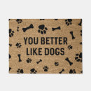 Search for dog bone doormats Pets