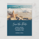 Search for seashells save the dates Starfish