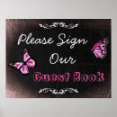 Search for please sign our guestbook posters Black