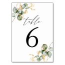 Search for greenery table cards Number