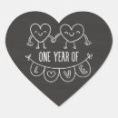 Search for first anniversary stickers Heart