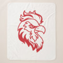 Search for team logo blankets Fierce red gamecock design