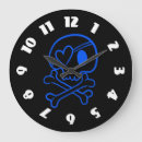 Search for skull clocks Skull and crossbones