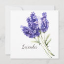 Search for purple flower blank cards Watercolor
