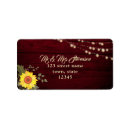 Search for rustic barn return address labels Burgundy