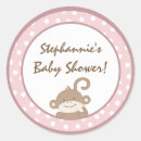 Search for pink safari stickers Monkey