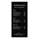 Search for hair salon menu rack cards Minimalist
