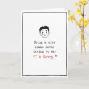 Search for funny apology cards Mistake