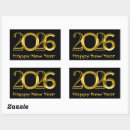 Search for happy new year wishes stickers Typography