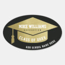 Search for grad oval stickers School