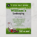Search for lawn service flyers Gardening