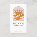 Search for sunrise business cards Retro