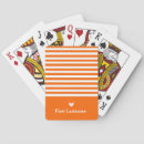 Search for heart playing cards Orange