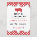 Search for roast birthday invitations Gingham