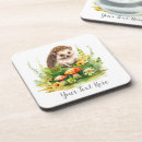 Search for hedgehogs coasters Whimsical
