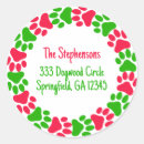 Search for holiday envelope seals Dog