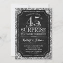 Search for 45th wedding anniversary invitations Glitter