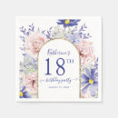 Search for 18th birthday napkins Floral