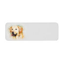 Search for yellow dog return address labels Animal