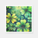 Search for shamrock napkins Watercolor