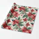 Search for poinsettia wrapping paper Classic