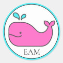 Search for pink whale stickers Nautical
