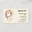 Search for face business cards Aesthetician