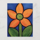 Search for abstract flowers postcards Modern