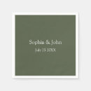 Search for olive green napkins Elegant