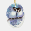 Search for lovebird christmas tree decorations Couple