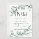 Search for outdoor rehearsal dinner invitations Eucalyptus