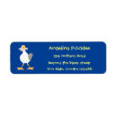 Search for seagull return address labels Funny