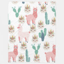 Search for pink llama blankets Llamas